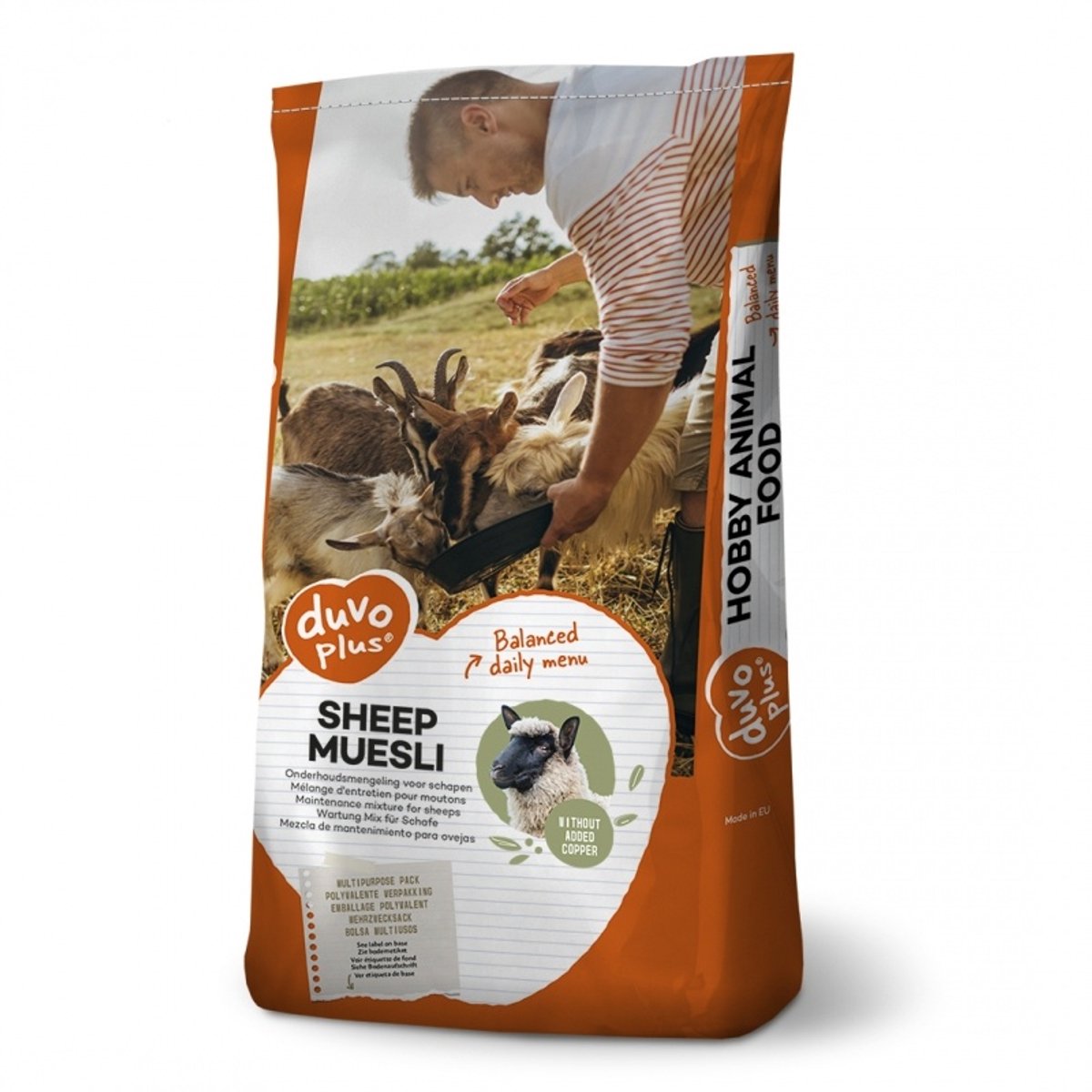 Duvoplus - Buitenvogelvoer - Neerhofdieren - Schapen Muesli 18kg - 1st