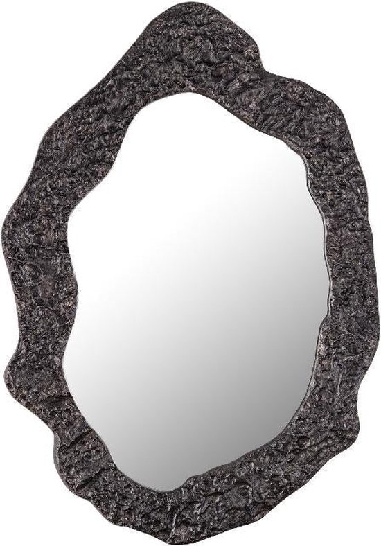 PTMD Spiegel Morina - 88x61x3 cm - Glas - Zwart
