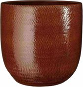 Mica Decorations Bloempot Enzo - 34x34x31 cm - Terracotta - ochre