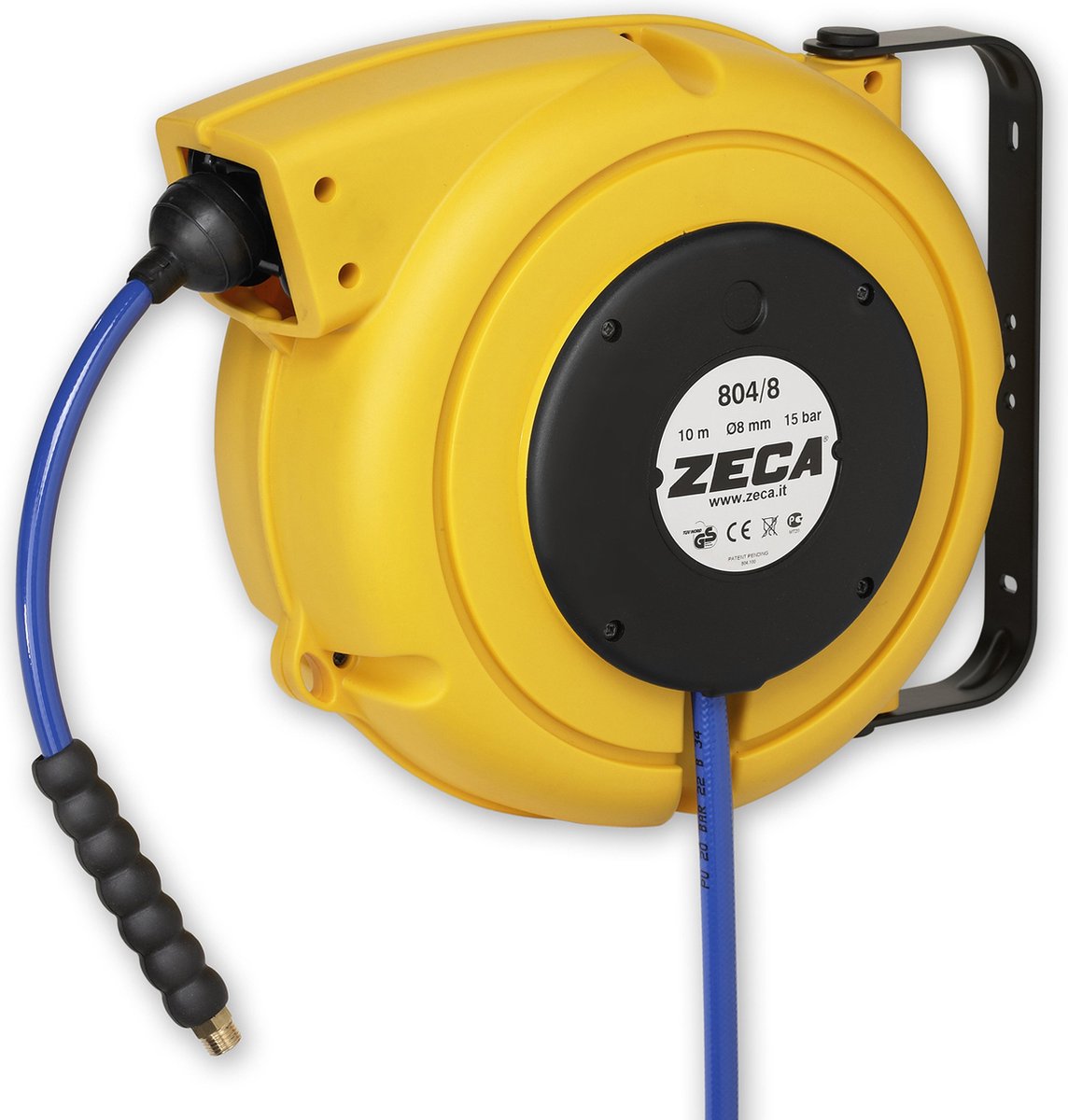 ZECA 804 Automatische Slanghaspel 7+1 meter 10mm