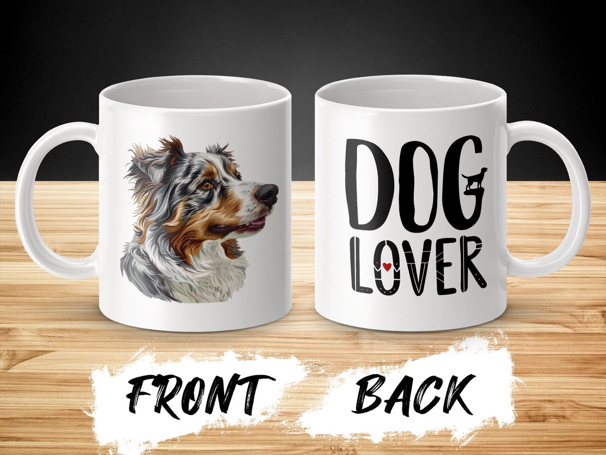 Mok Australian Shepherd dog-hond / Dog lover