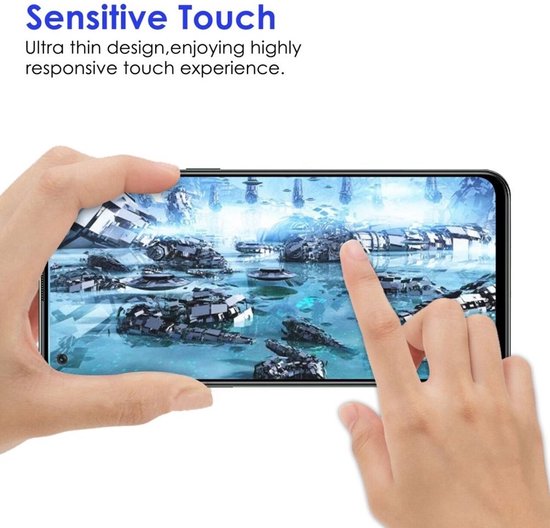 Glas de protection d'écran à couverture complète - Protecteur d'écran en Tempered Glass Convient pour: Oppo Reno 4 Pro 4G & 5G - 2x