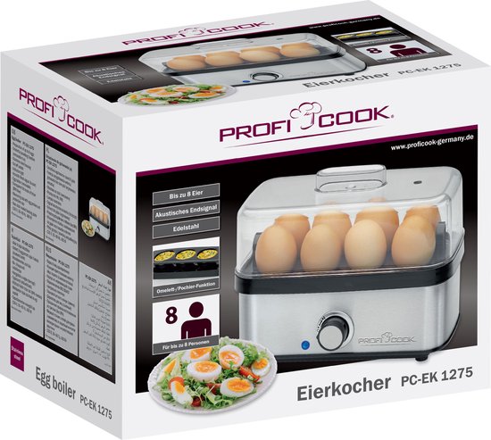 ProfiCook® Eierkocher für bis zu 8 Eier | Egg Cooker mit