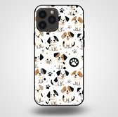 Smartphonica Telefoonhoesje voor iPhone 13 Pro Max met honden opdruk - TPU backcover case honden design / Back Cover geschikt voor Apple iPhone 13 Pro Max