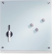 Zeller Present Mini whiteboard magnetisch wit 40 x 40 cm - 11600 - Wandmontage