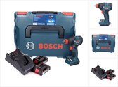 Bosch GDX 18V-210 C Professionele accu-slagmoersleutel 18 V 210 Nm borstelloos + 2x accu 2.0 Ah + lader + aansluitmodule + L-Boxx