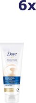 6x Dove Handcrème 200ml voedend Essential voor droge huid