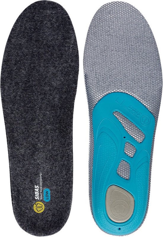 Sidas 3 Feet Activ' Mid inlegzool, Schwarz, XL Sidas 3 Feet Activ' Mid inlegzool, Schwarz, XL
