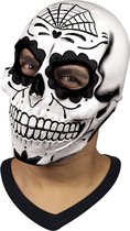 Partychimp Volledig Hoofd Masker Black Catrin Halloween Masker voor bij Halloween Kostuum Volwassenen - Latex - One-Size