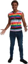 Karnival Costumes Gay Pride Shirt Heren Carnavalskleding Heren Verkleedkleding Volwassenen lhbtq - Polyester - Multi - Maat S