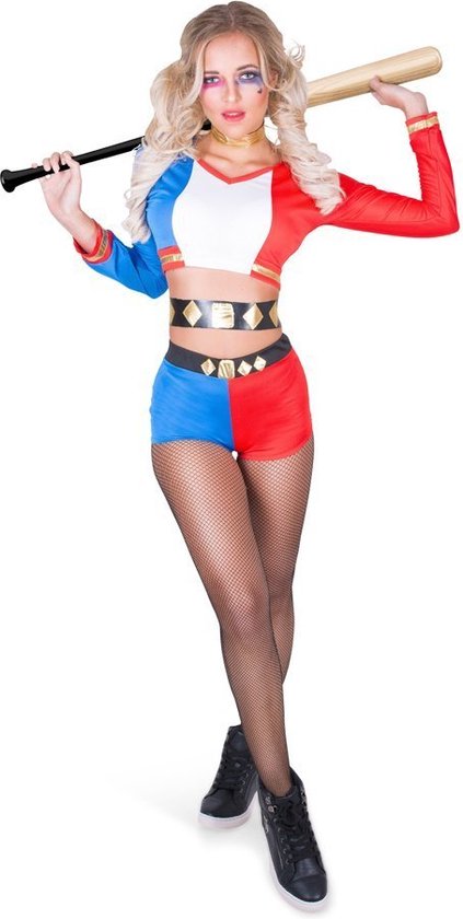 Karnival Costumes Rebelse Cheerleader Kostuum Dames Carnavalskleding Dames Carnaval - Polyester - Maat L