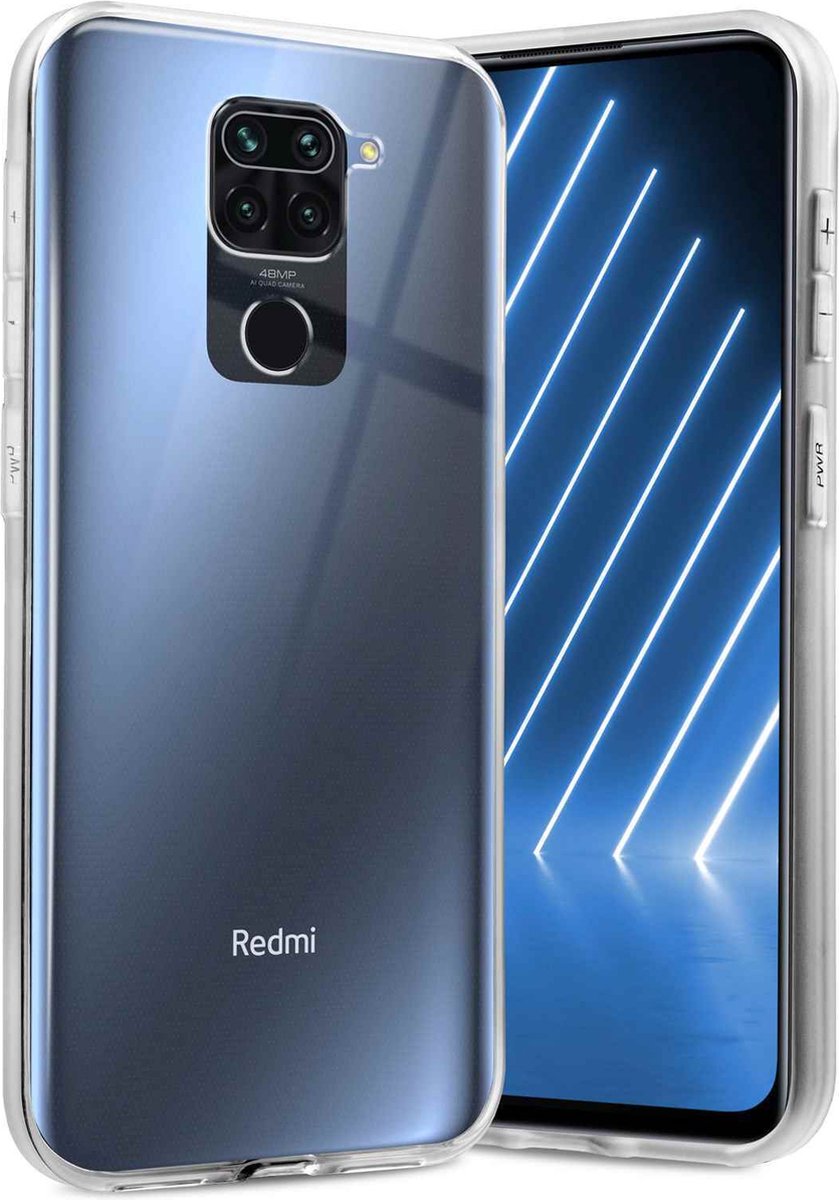 Flexibele achterkant Silicone hoesje Transparant Geschikt voor: Xiaomi Redmi Note 9