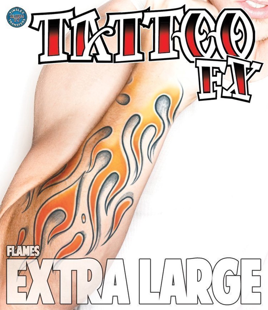 XL Tattoo Sleeve - Flames