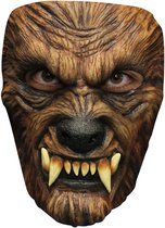 Partychimp Wolf Gezichts Masker Halloween Masker voor bij Halloween Kostuum Volwassenen - Latex - One-size