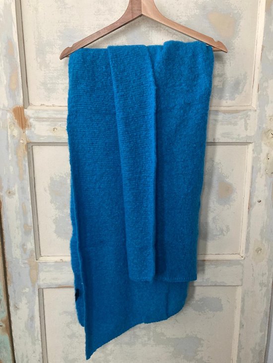 Sjaal - Shawl - Blauw - Cashmere - 180 - 70cm - Viscose -