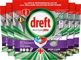 Dreft Platinum Plus All In One - Comprimés pour lave-vaisselle - Action de Clean en machine - Pack économique 5 x 30 capsules