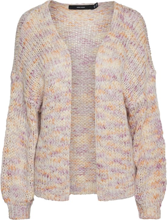 VERO MODA VMRASPBERRY LS OPEN CARDIGAN Dames Vest - Maat XS