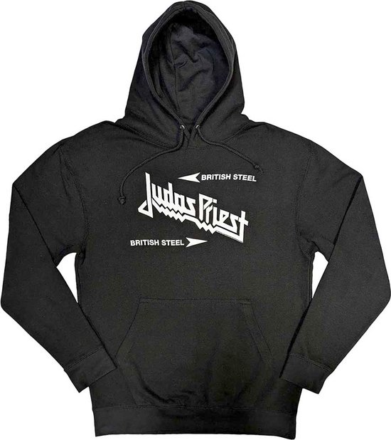 Judas Priest - British Steel Logo Hoodie/trui - S - Zwart