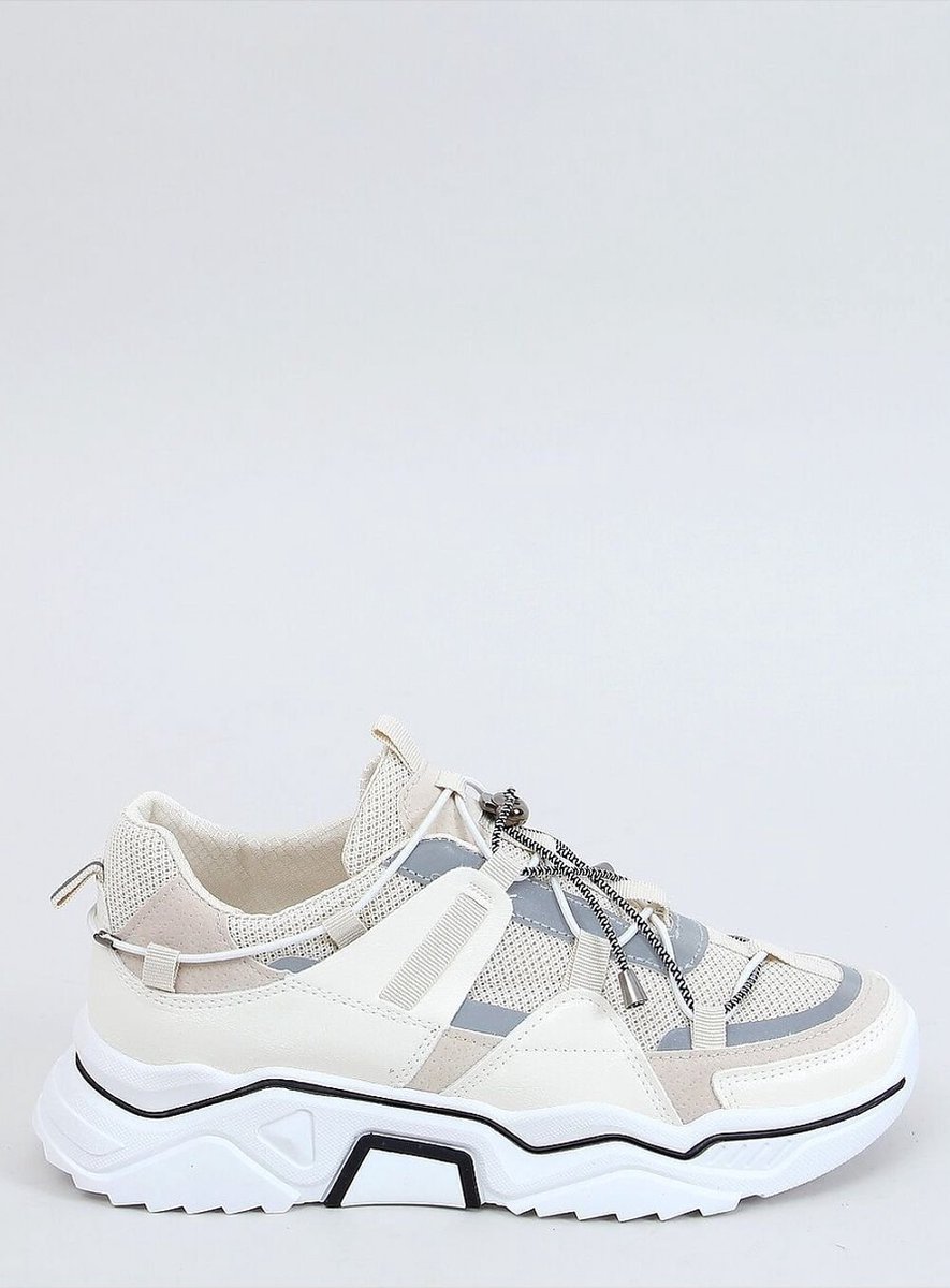 Witte Hoge Zool Sneaker