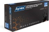 Hynex Diamond Nitril wegwerphandshoenen maat M - Zwart 8,0 gr PF met Extra Grip - 50 stuks