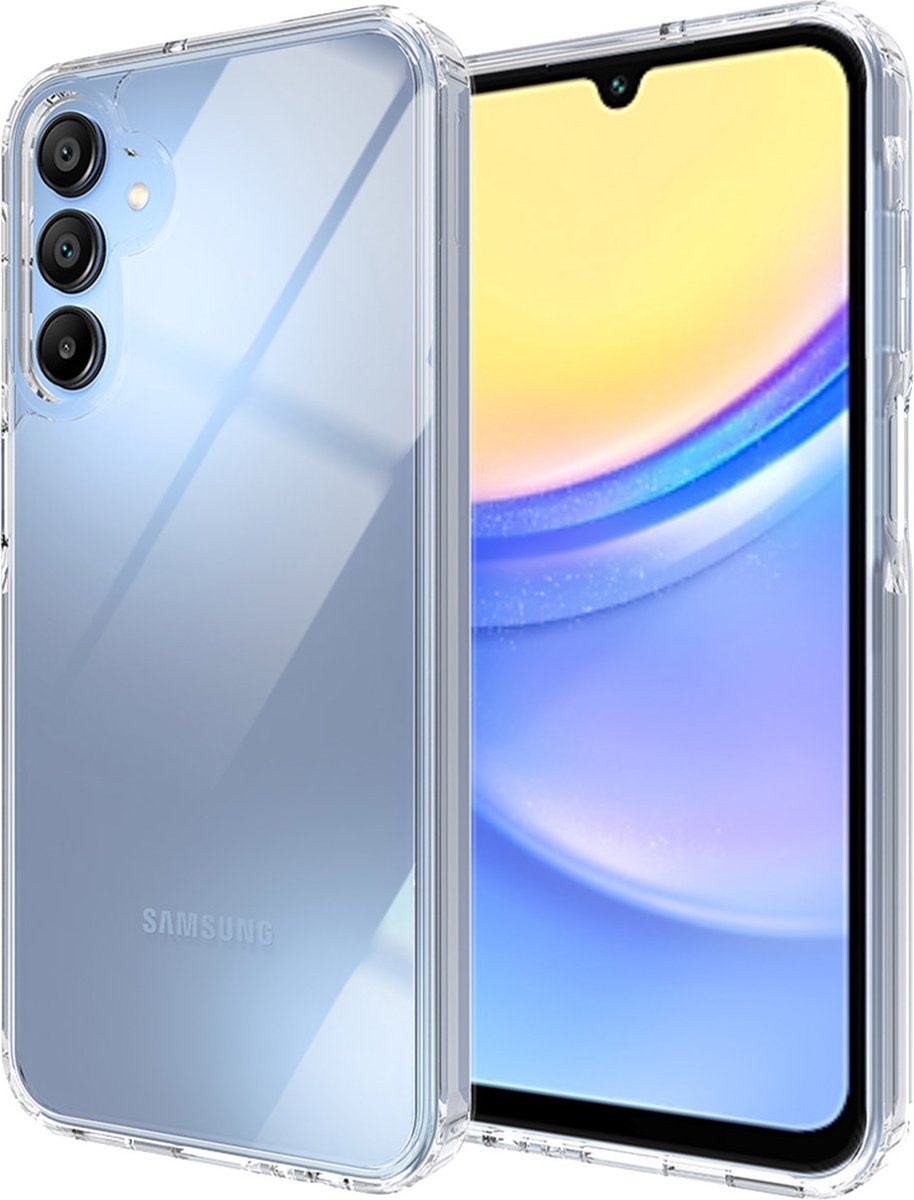 Accezz Hoesje Geschikt voor Samsung Galaxy A15 (4G) / A15 (5G) Hoesje - Accezz Xtreme Impact Backcover 2.0 - Transparant