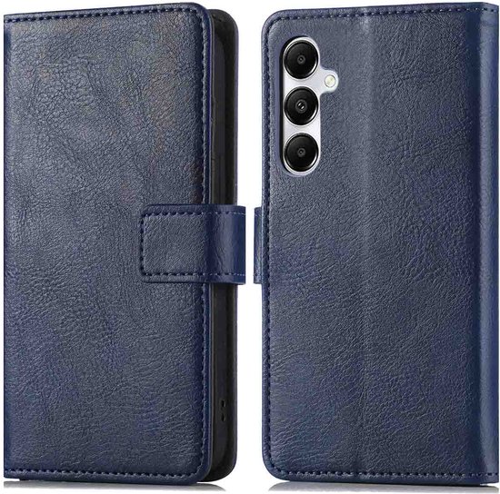 iMoshion Hoesje Geschikt voor Samsung Galaxy A15 (5G) / A15 (4G) Hoesje Met Pasjeshouder - iMoshion Luxe Bookcase - Donkerblauw