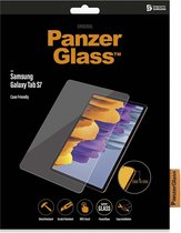 PanzerGlass Screenprotector geschikt voor Samsung Galaxy Tab S7 Glazen | PanzerGlass Edge to Edge Screenprotector - Case Friendly