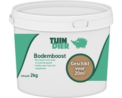 Bodemboost | Tuin-Dier | Bodembemesting | Aanplant bemesting | Deze bodemmest is geschikt voor aanplantgrond | In handige bewaaremmer | 2.000 gram | 2 kilogram