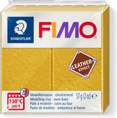 FIMO leather-effect - ovenhardende boetseerklei standaard blokje 57 - oker