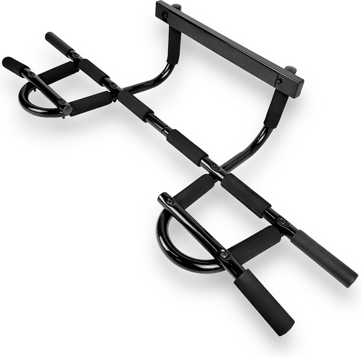 KRAKEN Pull Up Bar voor Deuropening - Geen Boren Nodig - Hanging Grip Optrekstang tot 120 kg - Staal met Rubber en Foam Grip - Pull Up, Chin Up en Bovenlichaamstraining - Compact - Home Gym Pullup Bar Doorway voor Thuisfitness en Krachttraining thumbnail 3