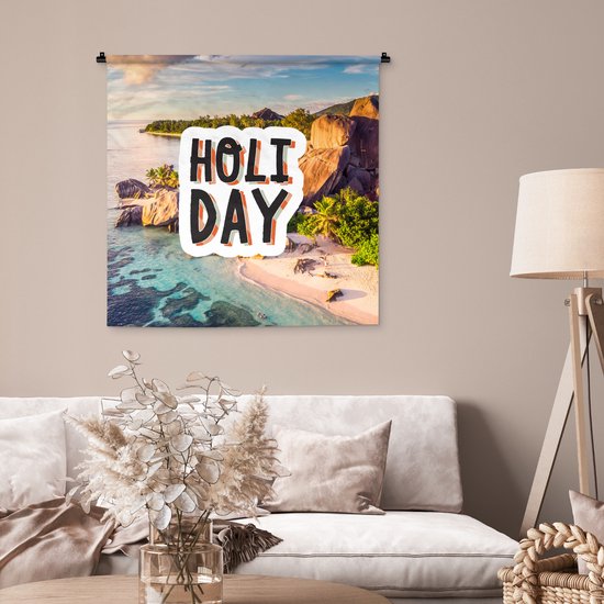 Tapisserie - Tapisserie - Été - Dire - Île - 90x90 cm - Tapisserie