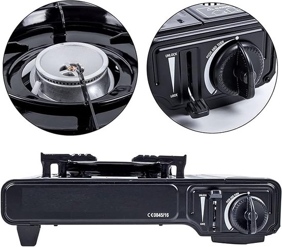 tent kachel / Draagbare Lichtgewicht - camping gas stove Portable collapsible, 38L x 33W x 28H centimetres — afbeelding 5