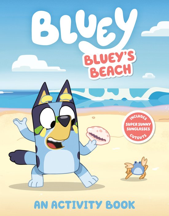 Bluey- Bluey's Beach: An Activity Book - cover