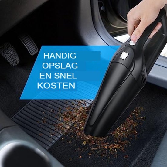 120W 4 in 1 Multifunctionele Auto Stofzuiger Opblaasbare Pomp met Digitale Display Draagbare Dual Use Car Auto Luchtcompressor(Color:Digital
