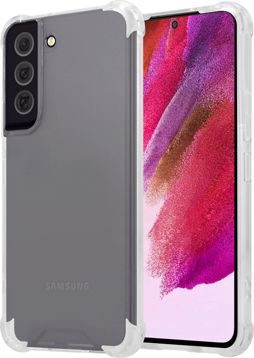 ShieldCase shock case - geschikt voor Samsung Galaxy S24 Plus - schokbestendige Samsung Galaxy S24 Plus hoesje - siliconen materiaal - transparant