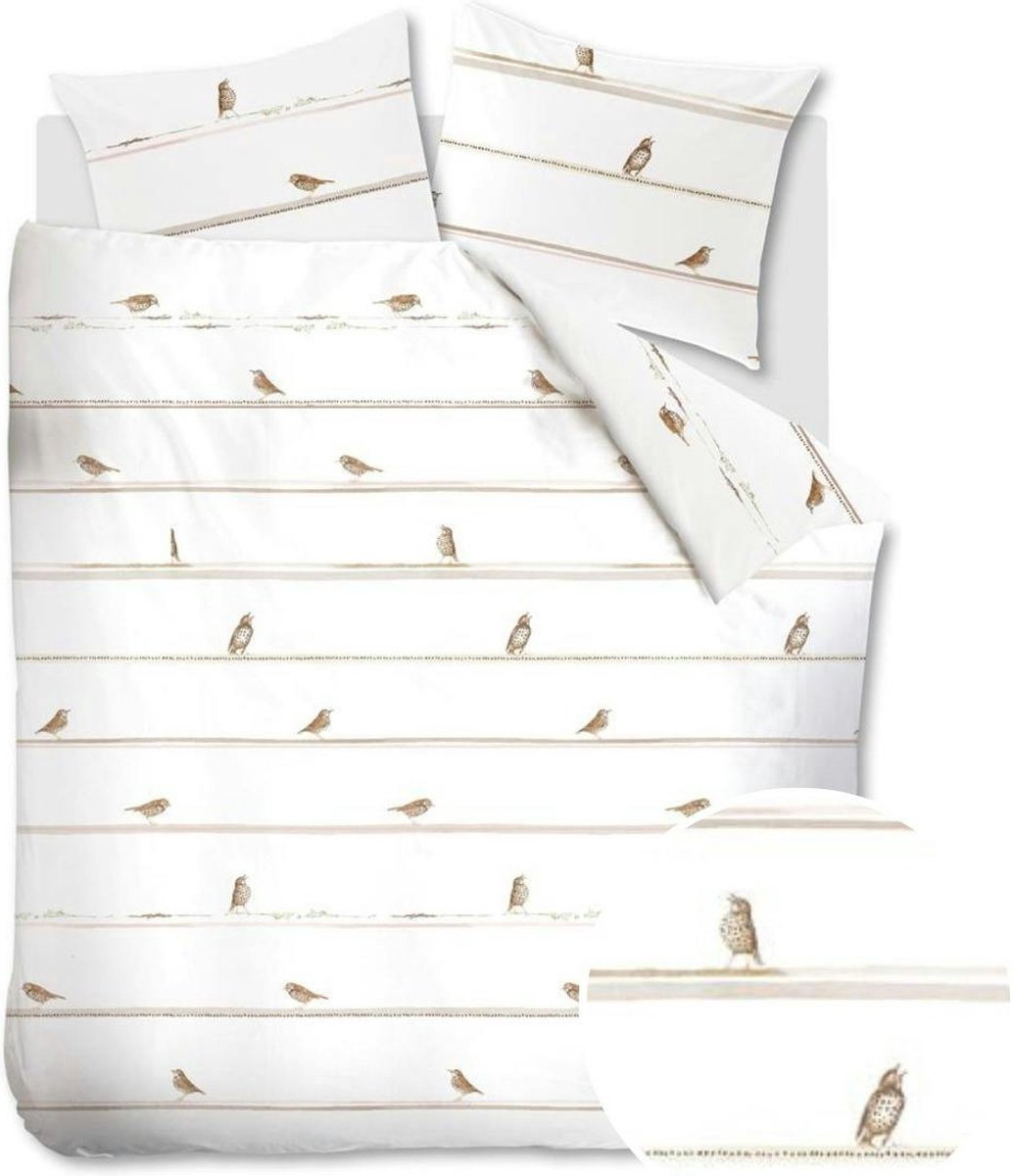 Marjolein Bastin Thrush dekbedovertrek - Tweepersoons - 200x200/220 - Naturel