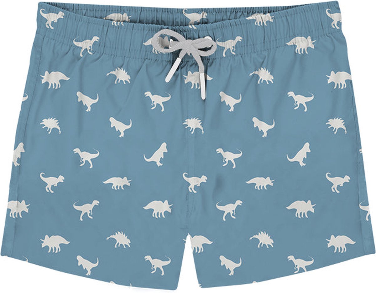 Slipstop losse zwembroek - Dino licht blauw