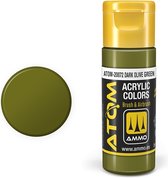 AMMO MIG 20072 ATOM - DARK Olive Green - Acryl - 20ml Verf flesje