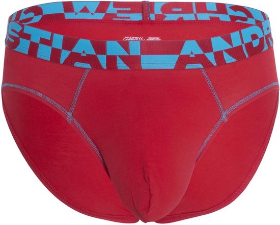 Andrew Christian ALMOST NAKED® HANG-FREE BRIEF Red - MAAT L - Heren Ondergoed - Slip voor Man - Mannen Slip