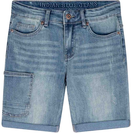 Indian Blue Jeans - Korte Broek - Light Denim - Maat 122