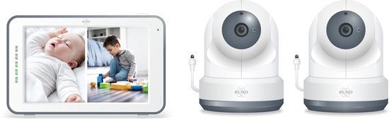 Nieuw: ELRO BC4000-2 Babyfoon Royale met 2 Full HD camera’s