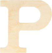 Artemio houten letter P 11.5 cm