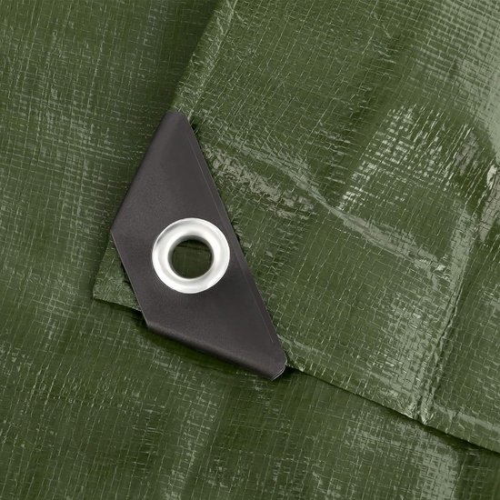 GUARD SHIELD Afdekzeil, met inslagringen, waterdicht, 4 m x 5 m, beige/kaki, 190 g/m², beschermend zeil, multifunctioneel zeil, scheurvast, uv-gestabiliseerd, schimmelbestendig