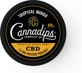 Cannadips CBD pouches Tropical Mango 10 mg 15 x