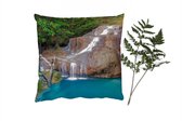 Sierkussens - Kussentjes Woonkamer - 40x40 cm - Waterval - Rots - Landschap