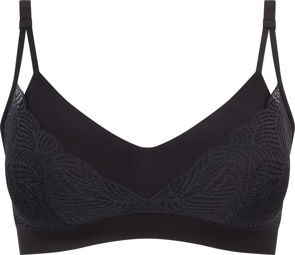 Chantelle SoftStretch - Kanten bralette - Zwart