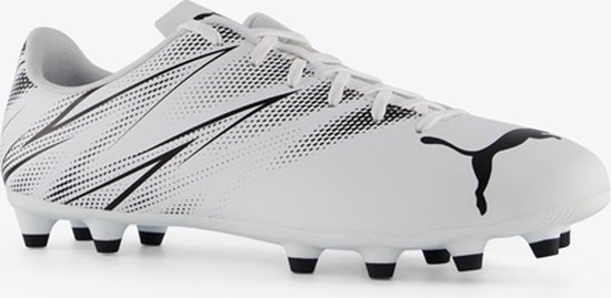 Chaussures de football Puma Attacanto FG pour hommes blanches - Taille 40