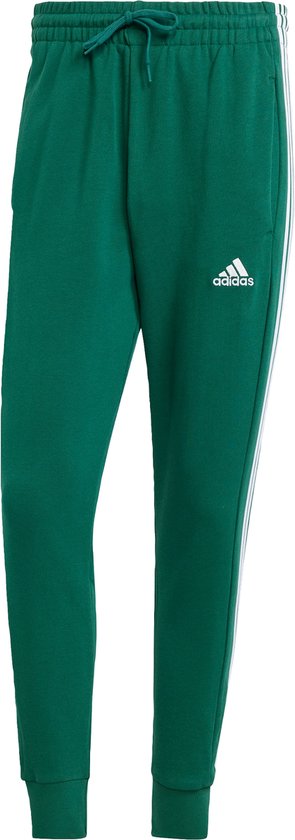 adidas Sportswear Essentials French Terry Tapered Cuff 3-Stripes Joggers - Heren - Groen- XL
