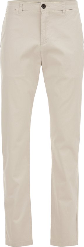 WE Fashion Heren slim fit chino met stretch