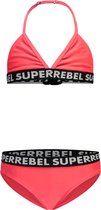 SuperRebel R401-5002 Meisjes Bikini - Psycho red - Maat 16-176